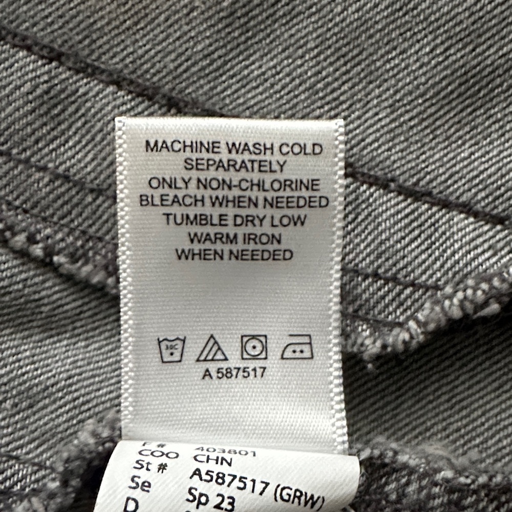 LOGO by Lori Goldstein Charcoal Jean Jacket - Picture 4 of 5